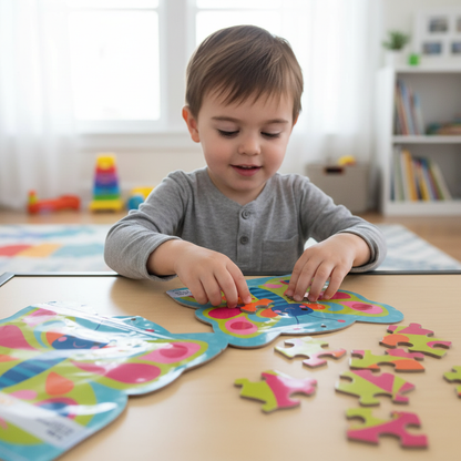 Anker Art Butterfly Shaped Jigsaw Puzzle 24 Piece Kids Toddler Preschool Age 3+