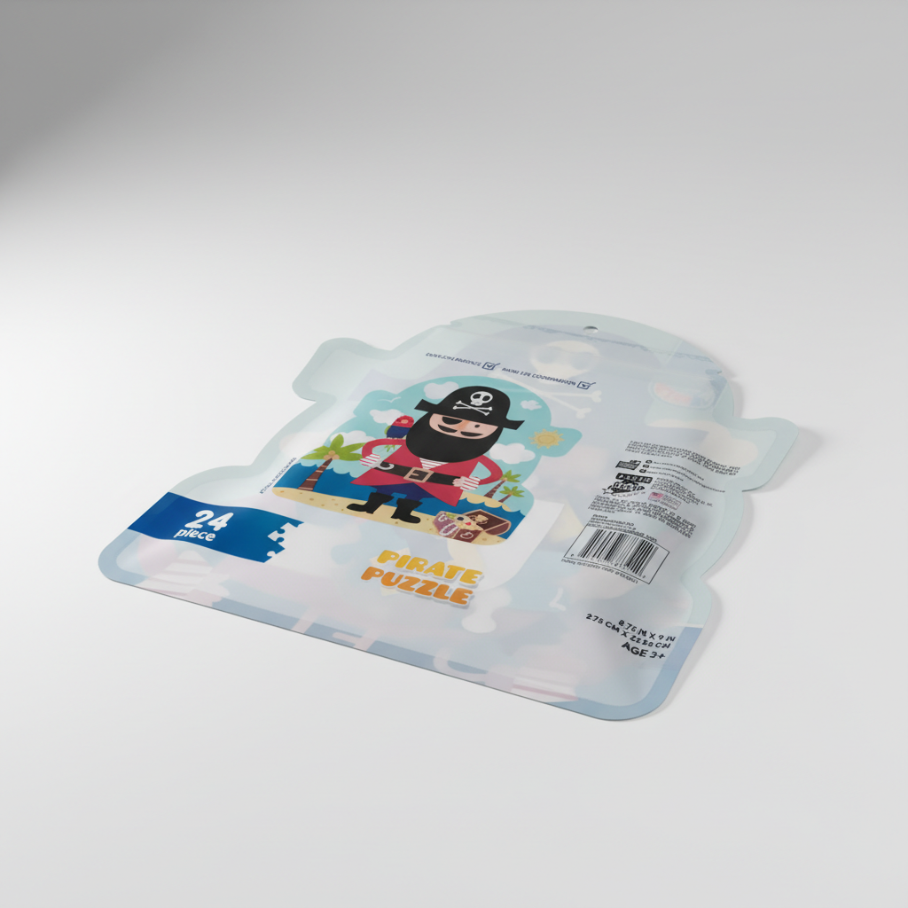 Anker Art 24 Piece Pirate Puzzle Ages 3+ Kids Travel Bag Jigsaw 8.75" x 9"