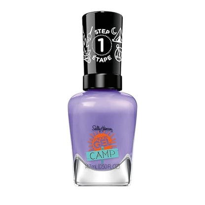 Sally Hansen Miracle Gel Salon Quality Nail Polish | Gel-Like Formula, Two-Step System, No UV Light Needed, Long Lasting | Opaque, Glossy | 894 Summer Nights | Violet Nail Color