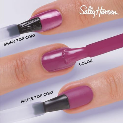 Sally Hansen Miracle Gel Salon Quality Nail Polish | Gel-Like Formula, Two-Step System, No UV Light Needed, Long Lasting | Opaque, Glossy | 894 Summer Nights | Violet Nail Color