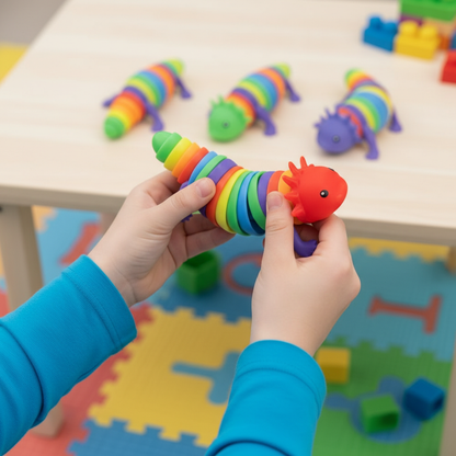 JA-RU Ugly Cute Axolotl Fidget Toy Sensory Stress Relief Squishy Assorted 1 Ct