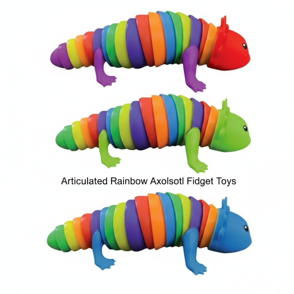 JA-RU Ugly Cute Axolotl Fidget Toy Sensory Stress Relief Squishy Assorted 1 Ct