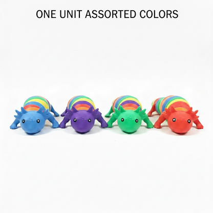 JA-RU Ugly Cute Axolotl Fidget Toy Sensory Stress Relief Squishy Assorted 1 Ct