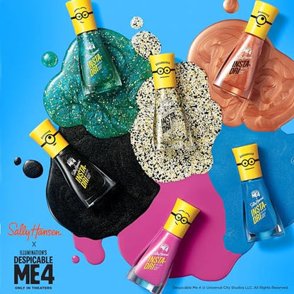 Sally Hansen Insta-Dri® X Despicable Me, Sweet Villainy, Quick Dry, Long Lasting, Streak-Free Shine, Pink Nail Polish