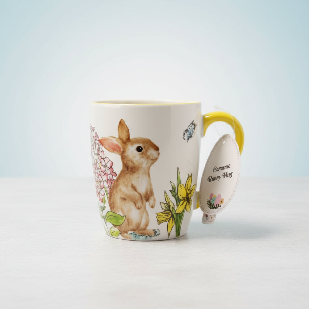 Creative Home & Kitchen Ceramic Bunny Mug 20oz Large Easter Rabbit Coffee Cup