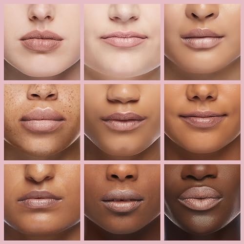 Burt's Bees Lip Balm Stocking Stuffers, Moisturizing Lip Shimmer Holiday Gift for Women, with Vitamin E & Coconut Oil, 100% Natural, Champagne, 0.09 Ounce