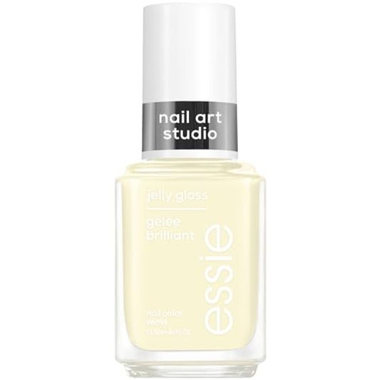 essie Nail Art Studio Jelly Gloss Polish, Vegan, Sheer Yellow Nail Polish, Buttercup Jelly, 0.46 Fl Oz