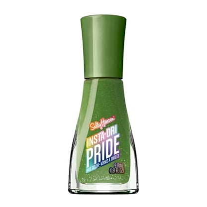 Sally Hansen Insta-Dri Pride Nail Polish | Quick Dry, Long Lasting, Streak-Free Shine | Opaque, Shimmery | 772 Thorn This Way | Classic Green Nail Color