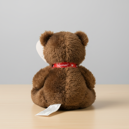 Russell Stover Teddy Bear Red Ribbon Bow 5" Plush Stuffed Animal Small Soft Toy