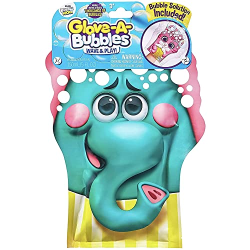 ZURU Glove-A-Bubbles Wave & Play 5 Pack - Kids Outdoor Party Toy Bubble Solution