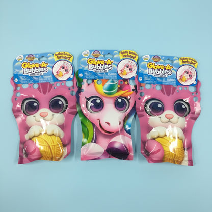 ZURU Glove-A-Bubbles Wave & Play 3 Pack - Kids Outdoor Party Toy Bubble Solution
