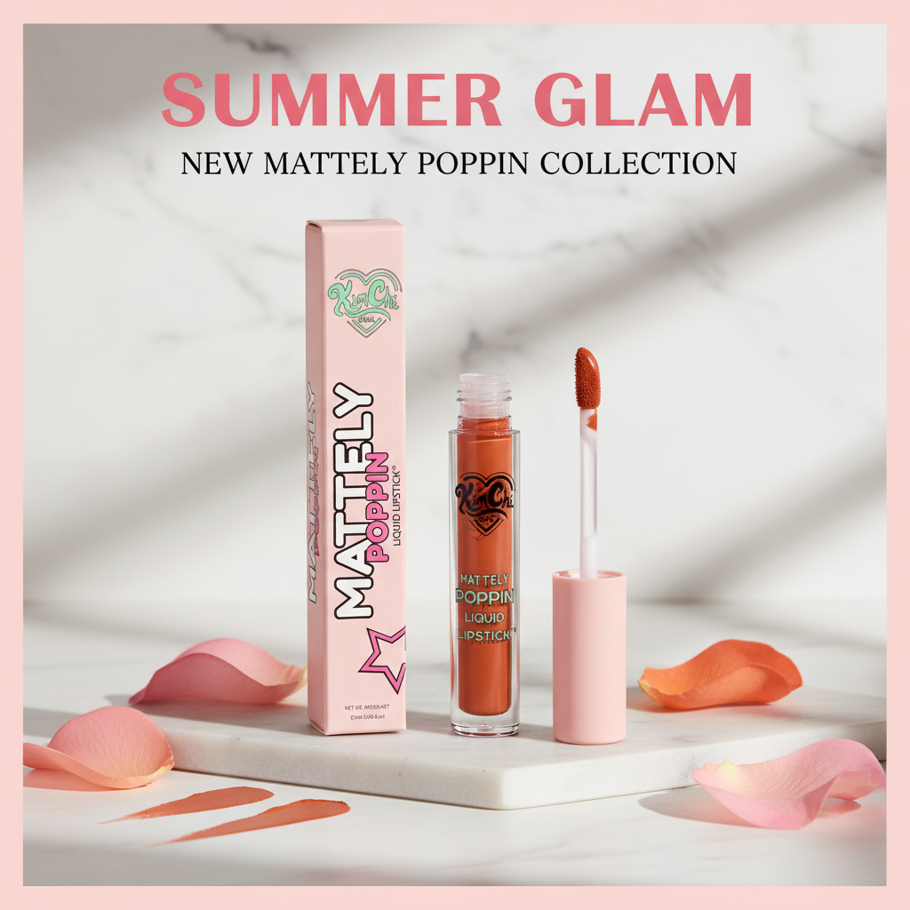 Kimchi Chic Beauty Mattely Poppin Liquid Lipstick - Get It Mama | CVS