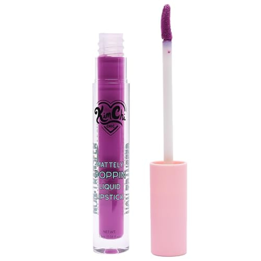 KimChiChic Beauty Mattely Poppin Liquid Lipstick, Long-Lasting, Highly Pigmented Matte Lip Color, Smudge-Proof, All-Day Wear, Vegan & Cruelty-Free, 13 To the Gawds