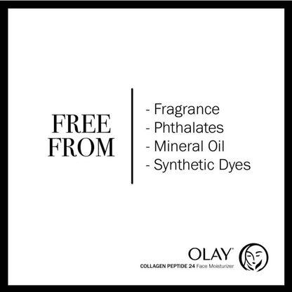 Olay Collagen Peptide Duo Pack, Balancing Cream Face Wash, Fragrance-Free, 5.0 fl oz, Moisturizing Cream Moisturizer, Fragrance-Free, 1.7 oz