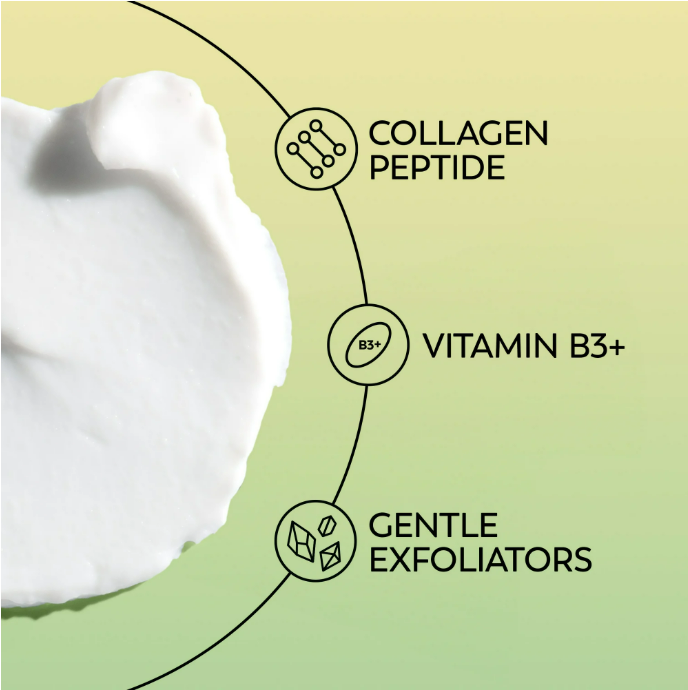 Olay Collagen Peptide Duo Pack, Balancing Cream Face Wash, Fragrance-Free, 5.0 fl oz, Moisturizing Cream Moisturizer, Fragrance-Free, 1.7 oz