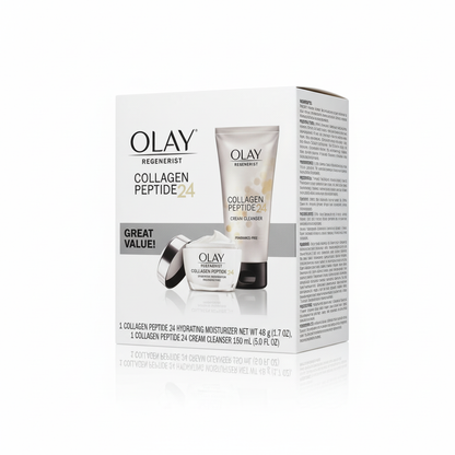 Olay Regenerist Collagen Peptide 24 Moisturizer 1.7oz & Cream Cleanser 5oz Set