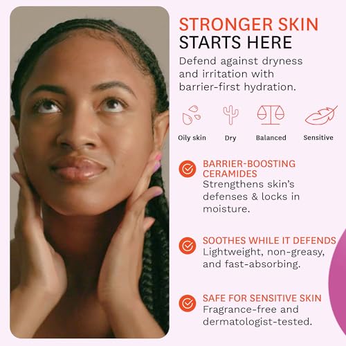 Fig.1 Ceramide Face Moisturizer for Women | Hydrating Daily Facial Moisturizer with Peptides, Hyaluronic Acid & Squalane | Lightweight, Non-Comedogenic, Fragrance-Free, Refillable – 1.7 fl oz