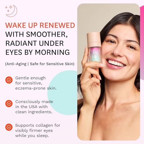 Fig.1 Pro Retinol Eye Cream | Anti Aging For Wrinkles And Fine Lines | Hydrating Under Eye Cream For Dark Circles And Puffiness | Moisturizer For Women & Men | 15ml / 0.5 fl oz