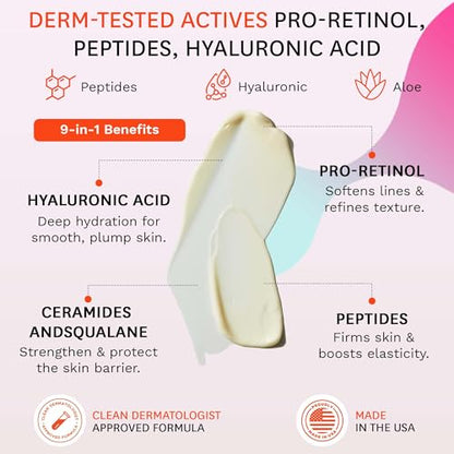 Fig.1 Pro Retinol Eye Cream | Anti Aging For Wrinkles And Fine Lines | Hydrating Under Eye Cream For Dark Circles And Puffiness | Moisturizer For Women & Men | 15ml / 0.5 fl oz