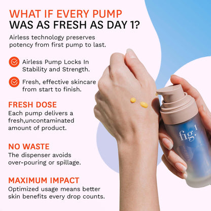 Fig.1 Vitamin C 15% Face Serum for Women | Nourishing Hydrating - Anti Wrinkle Antioxidant Serum for Face | Moisturizing Facial Skin Care Treatment for Dry, Oily & Normal Skin – 1.0 oz