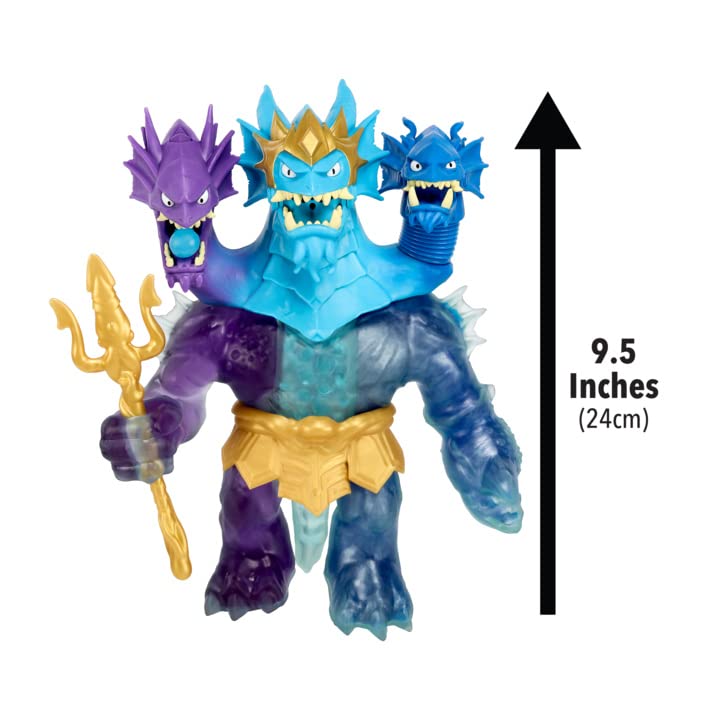 Heroes of Goo Jit Zu Deep Goo Sea King Hydra Figure with Triple Attack 3 in 1 Goo Power. Plus Light and Sound Battle Action!