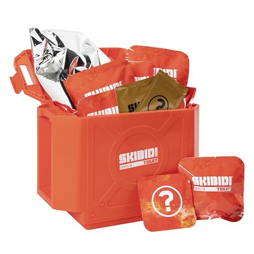 Skibidi Toilet Giant Mystery Loot Box, with 20 Mystery Surprises, YouTube Animation Sensation, Exclusive Mystery Figures, Officially Licensed Skibidi Toilet Merch