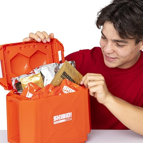 Skibidi Toilet Giant Mystery Loot Box, with 20 Mystery Surprises, YouTube Animation Sensation, Exclusive Mystery Figures, Officially Licensed Skibidi Toilet Merch