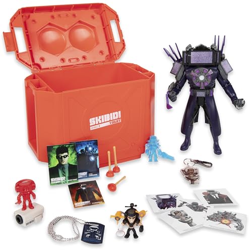 Skibidi Toilet Giant Mystery Loot Box, with 20 Mystery Surprises, YouTube Animation Sensation, Exclusive Mystery Figures, Officially Licensed Skibidi Toilet Merch