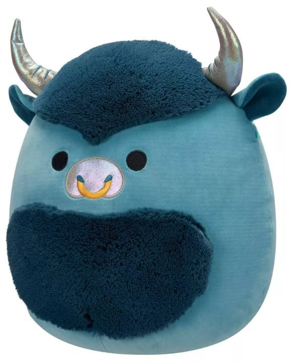 Squishmallows 14" Bison Animal Ultra Soft Stuffed Plush Toy