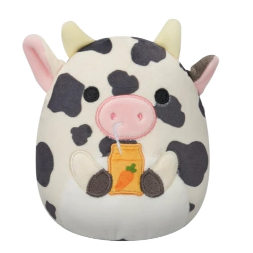 Squishmallows 2025 Original 8-Inch Easter B Squad Plush - Collectible Soft & Squishy Mini Stuffed Animal Toy - Add to Your Squad - Gift for Kids, Girls & Boys (Colin The Spotted Cow)