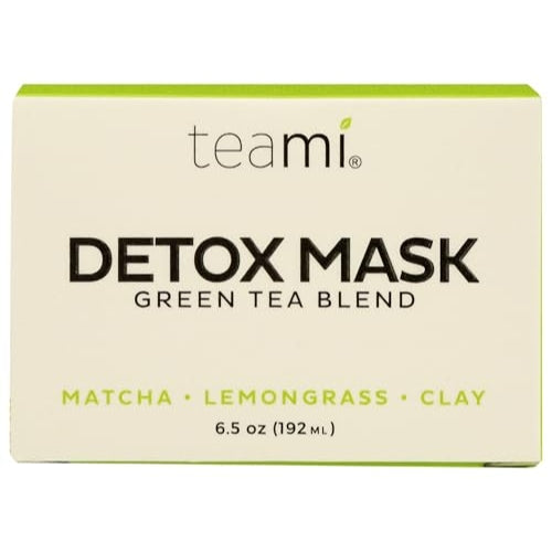 Teami Detox Face Mask for Hydraiting, Moisturizing & Purifying, Blackhead Remover Green Tea Deep Cleanse Mask reduces Acne & oil, Pore Minimizer Clay Mask for All Skin Types 3.5 OZ
