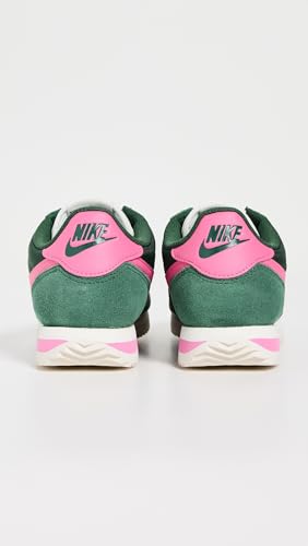 Nike Women's Cortez Sneakers, Fir/Pinksicle/Sail, 9.5 Medium US