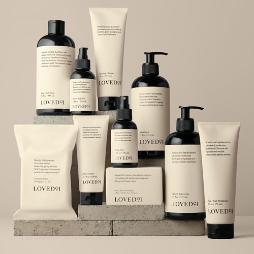 Loved01 Hand & Body Lotion, John Legend Skincare, Fragrance-Free, Daily Lightweight Cream, Oprah's Favorite Things, Formulated with Shea Butter & Vitamin E, 15 oz