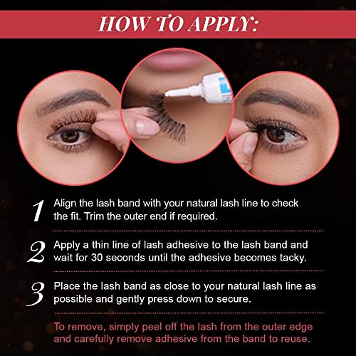 Ardell Faux Mink Lashes 811 False Eyelashes – Lightweight Natural Faux Mink Strip Wispy Lashes with Invisiband, 4 Pairs, 1 Pack