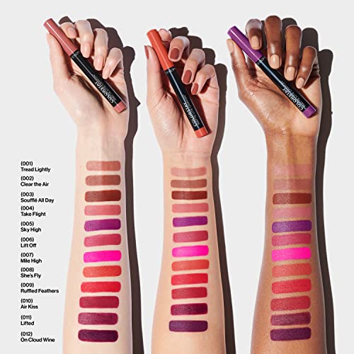 REVLON ColorStay Matte Lite Crayon Lipstick with Built-in Sharpener, Smudge-proof, Water-Resistant Non-Drying Lipcolor, 005 Sky High, 0.049 oz