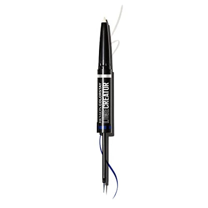 REVLON Liquid Eyeliner & Smoky Kohl Pencil, ColorStay Line Creator Eye Makeup, Waterproof & Transferproof, 154 Cool as Ice, 0.004 oz