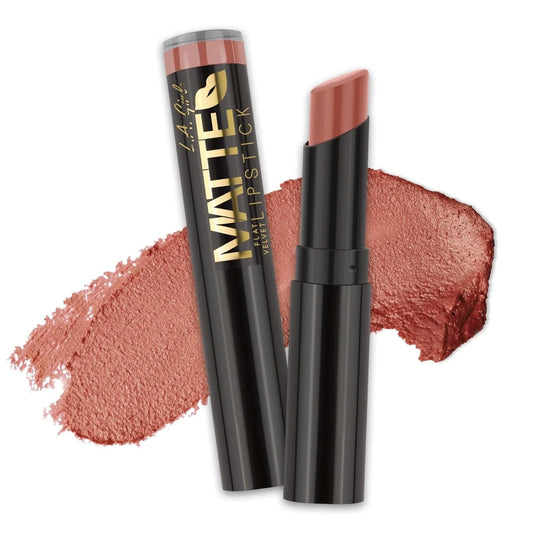 L.A. Girl Matte Flat Velvet Lipstick, Snuggle GLC812