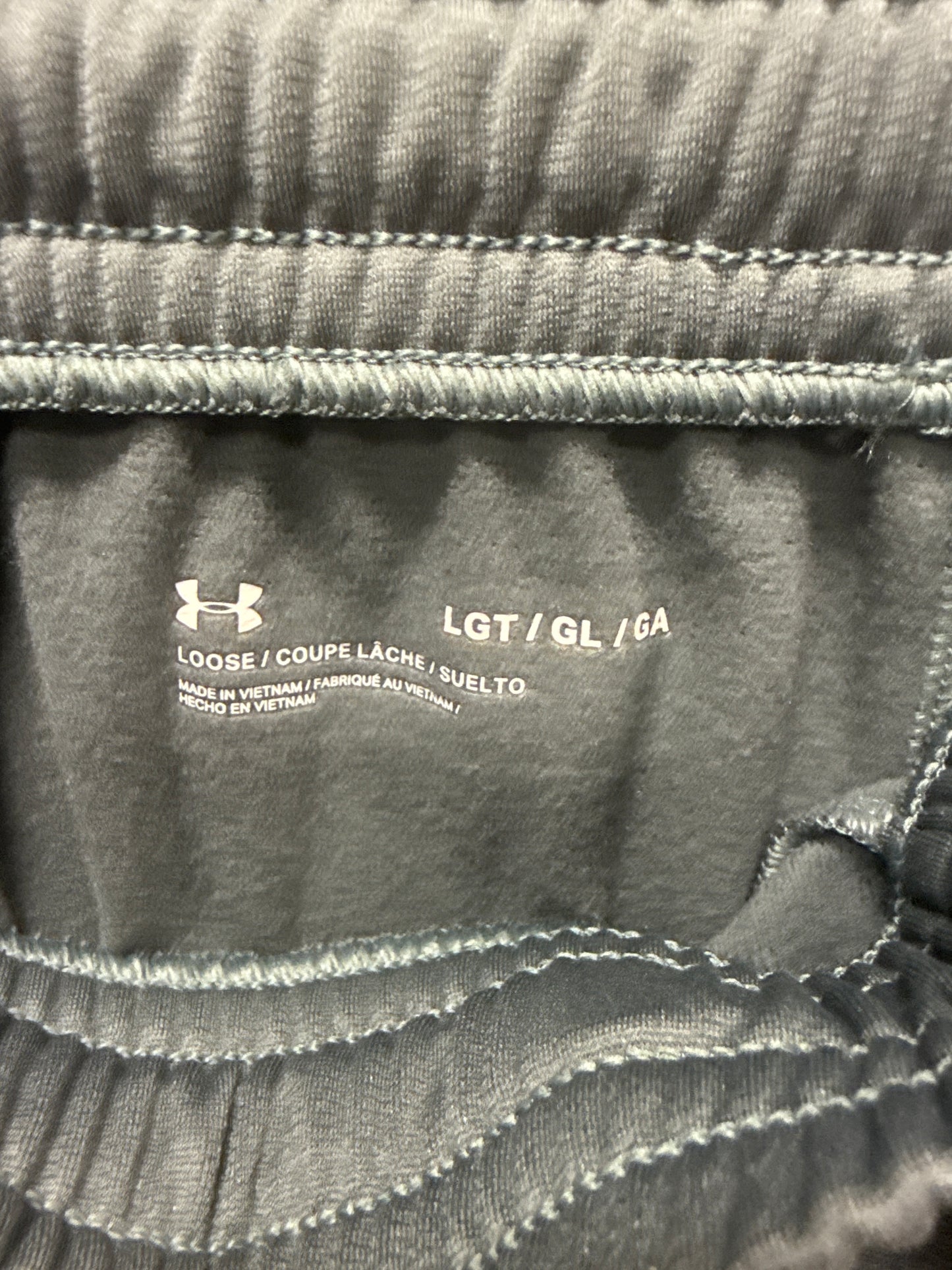 Under Armour Men's Brawler Pants, Pitch Gray (012)/White, Large Tall NWOT