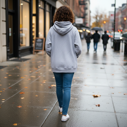 Champion Women's Plus Size 4X Powerblend Hoodie Gray Fleece Pullover Sweatshirt NWOT