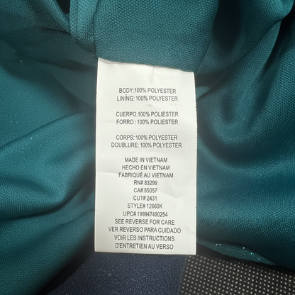 Jump Apparel Teal Green Sparkle Glitter Mini Dress Size M Cocktail Party Formal NWOT