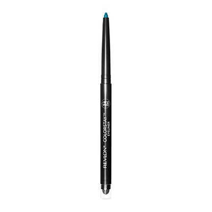 Revlon ColorStay Pencil Waterproof Eyeliner, Smudge-Proof, Eye Makeup with Built-In Sharpener, Packaging May Vary, 210 Teal, 0.01 oz
