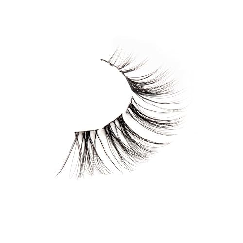Ardell Seamless Cluster Eyelash Extensions Mini Kit Wispies – DIY Lash Extension Kit with Applicator, Glue & Seal, Natural Cluster Lashes, 10 Wispy Lash Clusters, 1 Pack