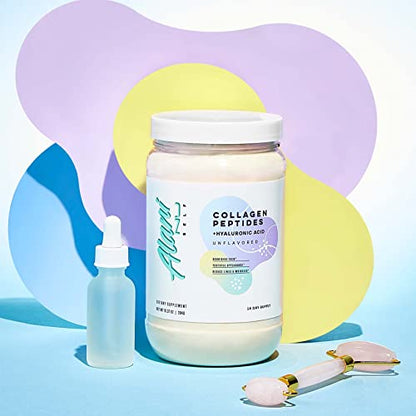 Alani Nu Collagen Peptides Powder UNFLAVORED | 18g Protein | Supports Bone, Skin and Nail Health | Collagen for Women | 80mg of Hyaluronic Acid | Gluten Free | Sugar Free | 14 Servings