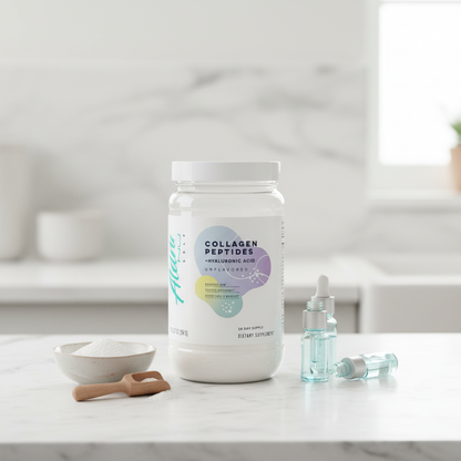 Alani Nu Collagen Peptides Powder UNFLAVORED | 18g Protein | Supports Bone, Skin and Nail Health | Collagen for Women | 80mg of Hyaluronic Acid | Gluten Free | Sugar Free | 14 Servings