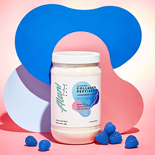 Alani Nu Collagen Peptides Powder BREEZEBERRY | 18g Protein | Supports Bone, Skin and Nail Health | Collagen for Women | 80mg of Hyaluronic Acid | Gluten Free | Sugar Free | 14 Servings | 3 Pack
