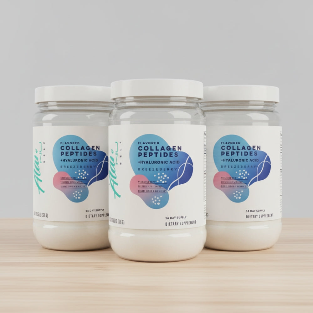 Alani Nu Collagen Peptides Powder BREEZEBERRY | 18g Protein | Supports Bone, Skin and Nail Health | Collagen for Women | 80mg of Hyaluronic Acid | Gluten Free | Sugar Free | 14 Servings | 3 Pack
