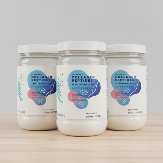Alani Nu Collagen Peptides Powder BREEZEBERRY | 18g Protein | Supports Bone, Skin and Nail Health | Collagen for Women | 80mg of Hyaluronic Acid | Gluten Free | Sugar Free | 14 Servings | 3 Pack