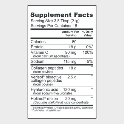 Vital Proteins Collagen Peptides for Women - 20g Hydrolyzed Collagen, Vitamin C, Hyaluronic Acid, Reduce Fine Lines & Wrinkles, Verisol & Holimel - Skin Complex Supplement, Unflavored 11.9oz Powder | 3 Pack
