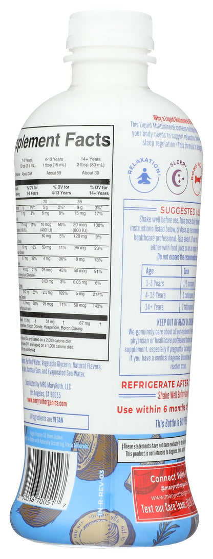 MaryRuth's Liquid Nighttime Multimineral Coconut Dream 32oz 3 Pack Exp 07/2026