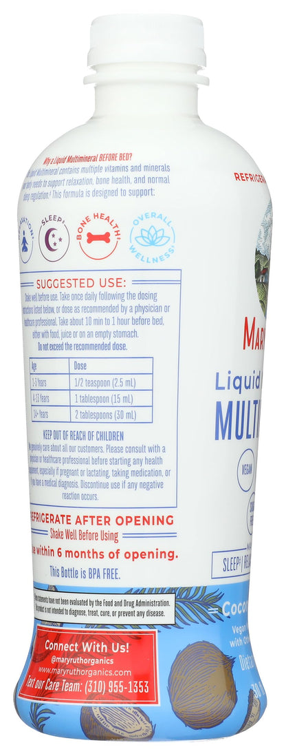 MaryRuth's Liquid Nighttime Multimineral Coconut Dream 32oz 3 Pack Exp 07/2026